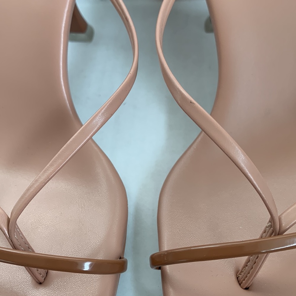 Jeffrey Campbell Nude Strappy Sandals Size 9 - Picture 15 of 15